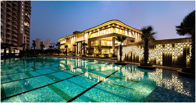 Master layout of Center Court luxury apartments in Gurgaon