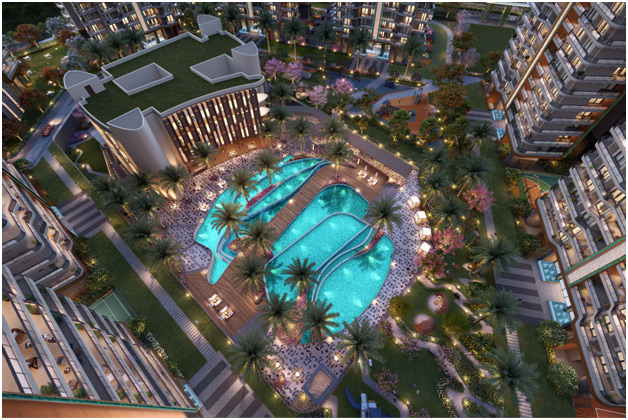 Premium outdoor living spaces at Jade County luxury homes in Ghaziabad