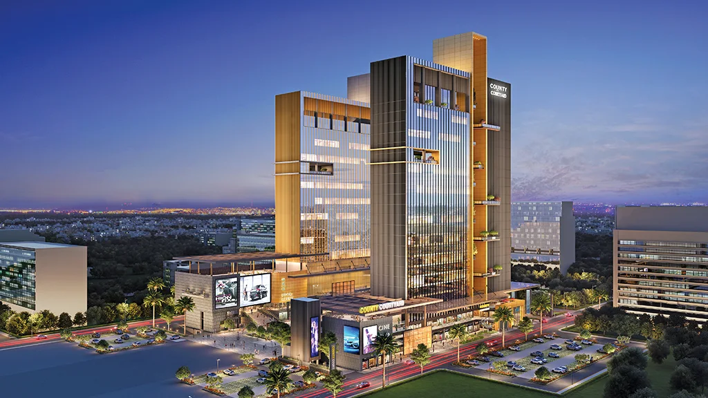 Commercial real estate investment in Delhi at County Courtyard